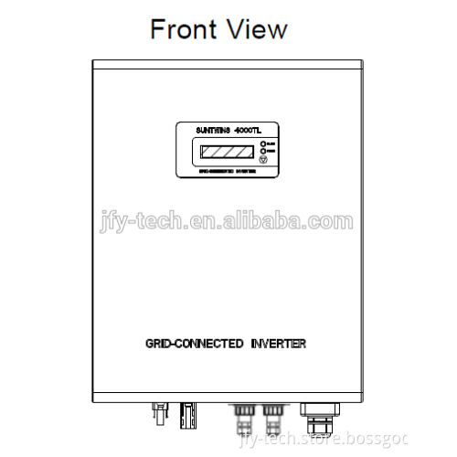 3000W SUNTWINS Series Dual MPPT String Inverter ,Grid Tie Mppt Solar Inverter
